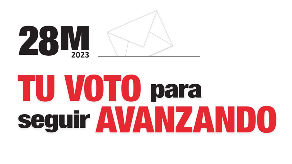 elecciones 28M: tu voto para seguir avanzando