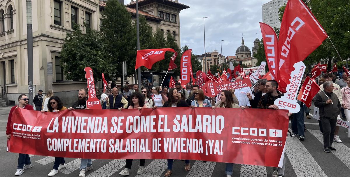 Manifestación pola vivienda