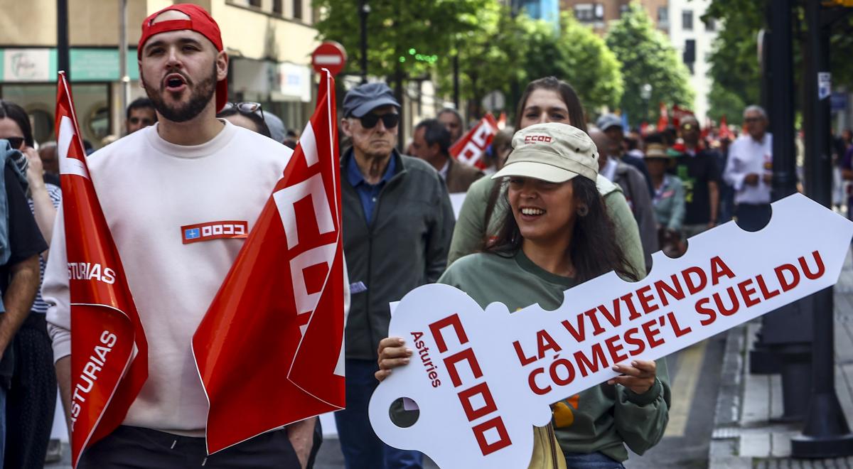 Manifestación por el derecho a la vivienda