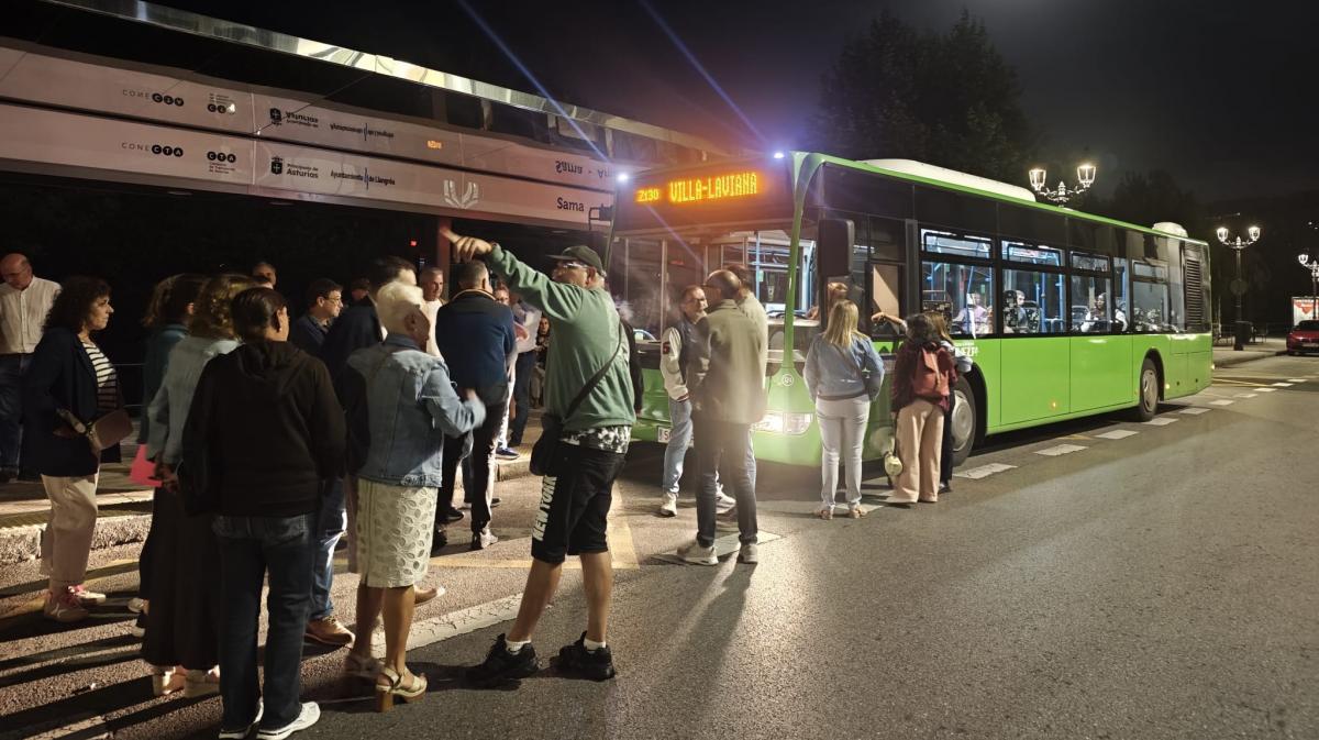 Por la colocación de mamparas en los buses búho
