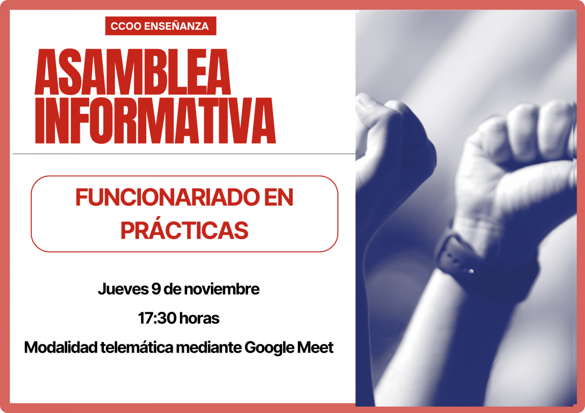 ASAMBLEA FUNCIONARIADO EN PRÁCTICAS