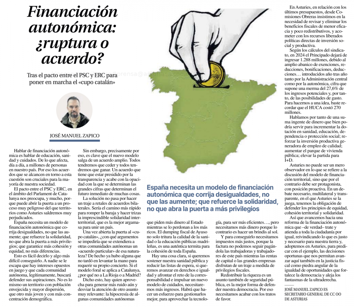 Sobre financiacin autonmica