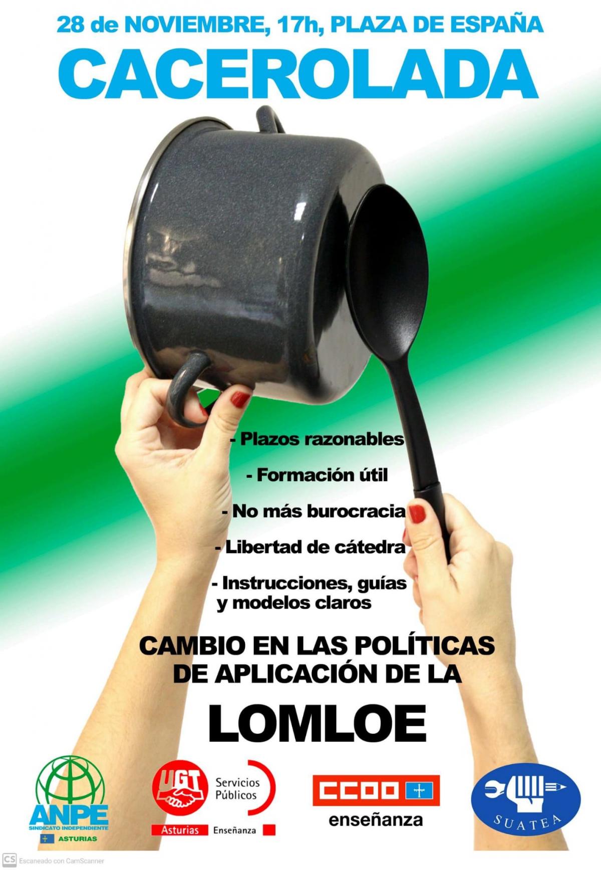 CACEROLADA 28 DE NOVIEMBRE