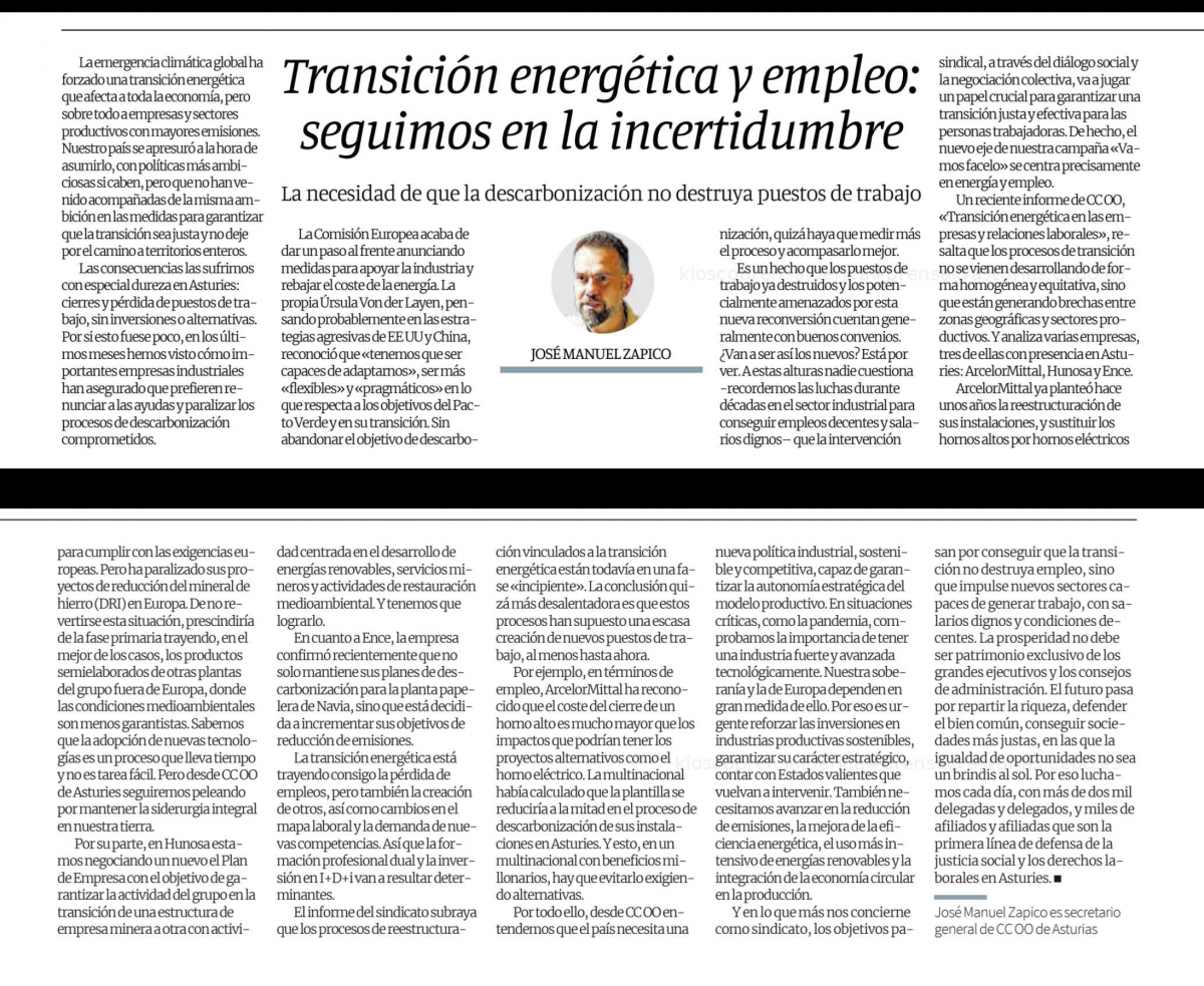 Transicin energtica y empleo