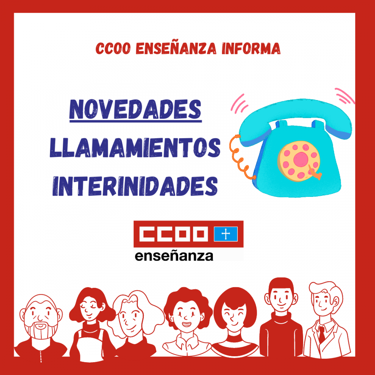 Novedades llamamiento interinidades