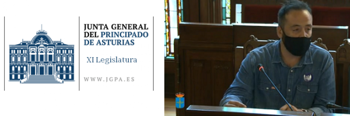 Gerardo L. Argüelles en la Junta General del Principado de Asturias